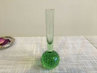 Vintage Control Bubble Mid Century Modern Paperweight Green Vase Minimalist Deco 2