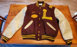 Vintage Varsity Letter Jacket,  Lutheran North 1992 (size 48)