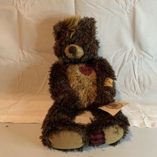 The Ganz Cottage Collectible Boots Barney Bear By Lorraine Chien Signed On Foot