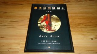 Kate Bush The Red Shoes - Framed Advert