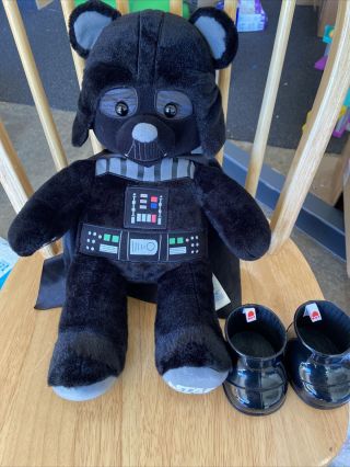 Build A Bear Star Wars Darth Vader Plush 18” Black Imperial March Recorded Rare