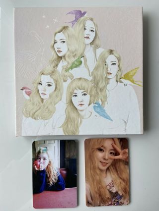Red Velvet Ice Cream Cake Icc Album,  Irene And Wendy Photocard Relisted