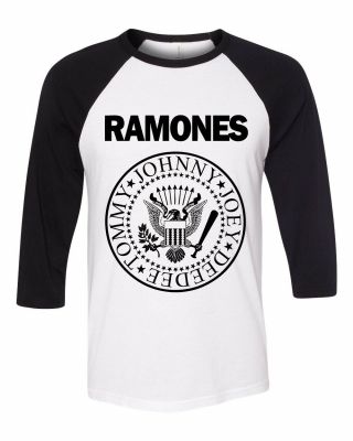 Ramones Raglan Shirt Tee Shirt Gbgb Punk York Baseball Jersey Joey Johnny