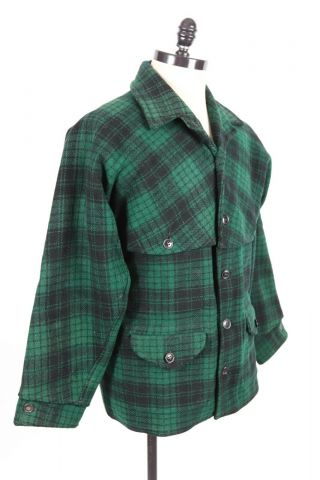 Vintage Benmar Mackinaw Wool Double Thick Hunting Coat Jacket Usa Mens 42 - 44