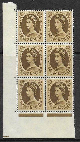 1/ - Wilding Multi Crown On White Cyl 3 Dot Perf A (e/i) Unmounted