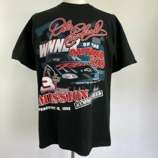Vintage Nascar 1998 Competitors View Dale Earnhardt Daytona 500 T - Shirt Large L