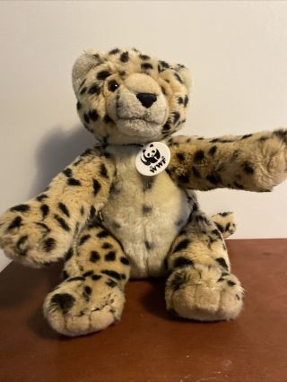 Build A Bear Leopard Wwf World Wildlife Fund Series 15 " Plush Toy Stuffed