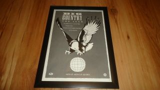 Big Country The Seer - Framed Advert
