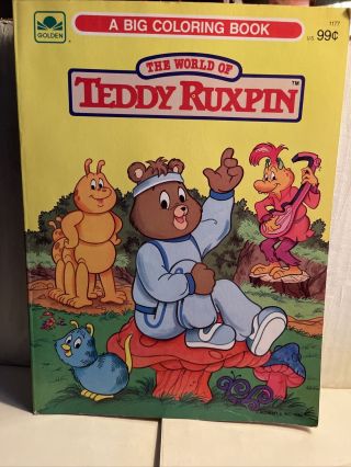 Teddy Ruxpin Coloring Book