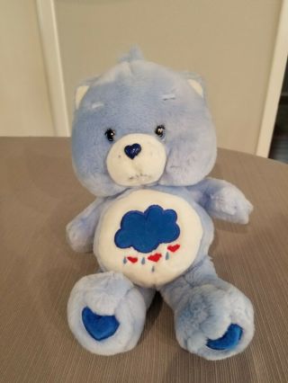 2002 Care Bears Blue Grumpy Bear 12 Inch Play Along Tcfc Plush Stuffed Animal