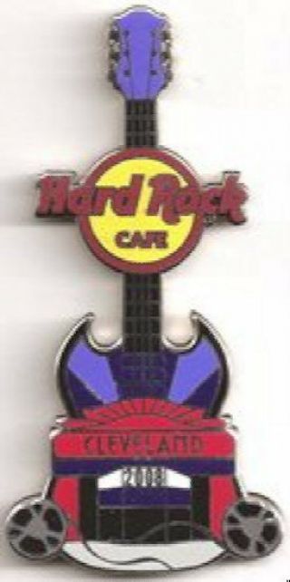 Hard Rock Cafe Cleveland 2008 Film Festival (cliff) Guitar Pin - Hrc 43350