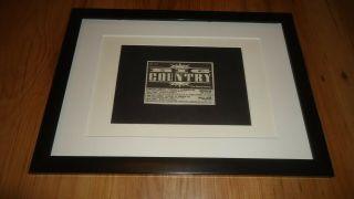 Big Country 1993 Tour - Framed Advert