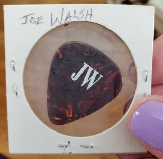 The Eagles 2003 Concert Tour Joe Walsh Band Stage Guitar Pick