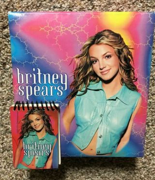Britney Spears 2000 Keepsake Box With Notebook And Mirror