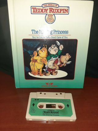 Teddy Ruxpin - The Missing Princess - Book And Tape