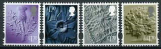 Gb Stamps 2021 Mnh Country Definitives £1.  70 England Wales Scotland Ni 4v Set