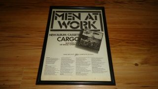 Men At Work Cargo - Framed Advert