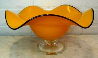 Teleflora Ruffled Glass 1960 