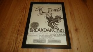 Breakdancing Herbie Hancock/rocksteady Crew/lisa Lisa - Framed Advert