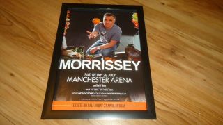 Morrissey Manchester Arena 2012 - Framed Advert