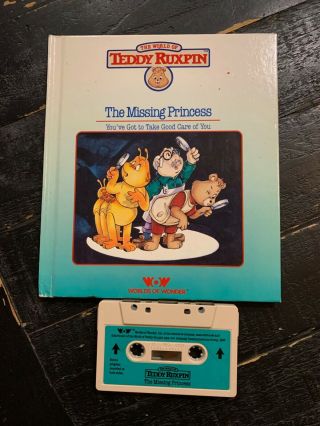 Vintage Teddy Ruxpin The Missing Princess Book Cassette Tape