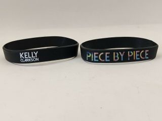 Kelly Clarkson 2 Wristbands - Piece By Piece Tour Merchandise