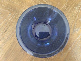 Vintage Mid - Century Modern Cobalt Blue Pyrex Nesting Mixing Bowl,  322