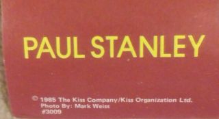 Vintage Paul Stanley KISS Poster 22 