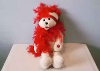 Chantilly Lane Bear W/ Red Boa - Roxie - " I Want To Be Loved By You " - See Video
