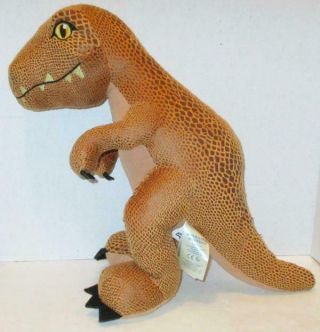 Build A Bear Official Jurassic World Brown Dinosaur T - Rex 20 " Plush Doll Toy