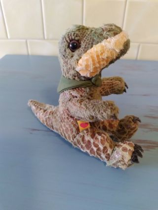 Build A Bear Plush T - Rex Dinosaur Dino Green Scaly Dino Toy Stuffed Animal Mini