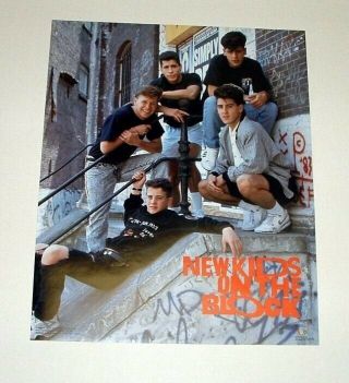 Kids On The Block Poster - 16x20 - Funky - 1989