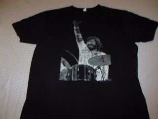 Led Zeppelin Drummer John Bonham Concert Black Tee T Shirt Xl 3