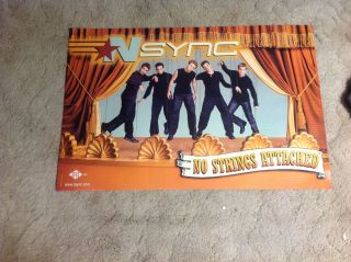 36x24apx N Sync Justin Timberlake Jc Chavez Promo Poster Vintage Music Nkotb