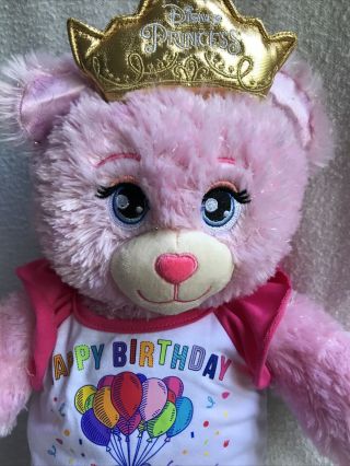 Build A Bear Disney Princess Pink Sparkle Plush Tiara Bab Good