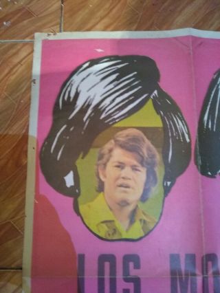 1970 ' s THE MONKEES MICKY DOLENZ DAVY JONES PETER TORK MEXICAN POSTER 2