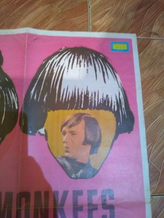 1970 ' s THE MONKEES MICKY DOLENZ DAVY JONES PETER TORK MEXICAN POSTER 3