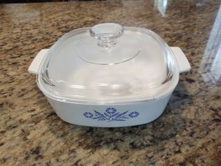 Corning Ware 10 Inch Square Casserole Baking Dish P - 10 - B With Lid