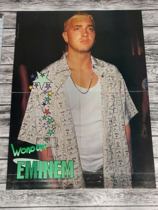 Vintage Eminem Lil Kim Double Side Poster 90 