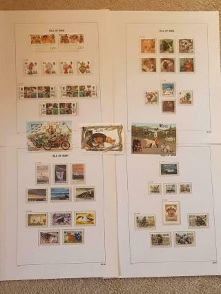 Isle Of Man - 1996 - Complete Years Commems Sets,  3 Sheets - Unm - Mnh - 42 Stamps,  3 Shts