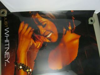 Dfgh  Whitney Houston Just Whitney Back Light Plastic Poster
