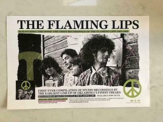 Flaming Lips Scratching At The Door First Recordings Poster Rare Promo