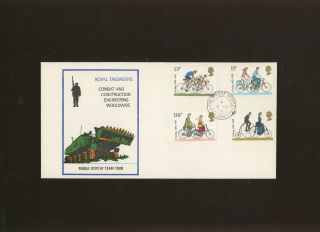 1978 Cycling Royal Engineers Mobile Display Team Tour Fdc Field Post Office 999
