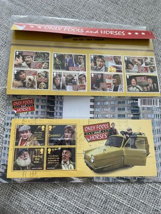 Gb 2021 Only Fools And Horses Presentation Pack No 597 Stamp Set,  Ms Sheet