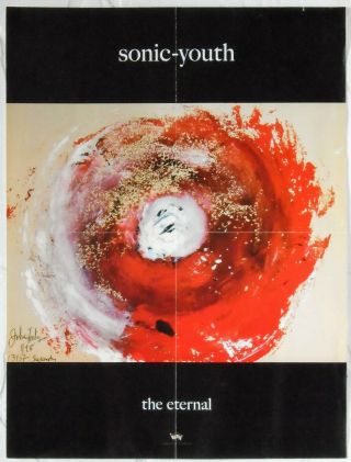 Sonic Youth The Eternal 2009 Matador Records Promo Poster