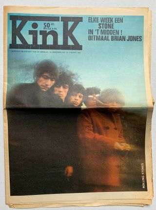 Kink 1967 Dutch Music Paper The Rolling Stones Brian Jones Poster
