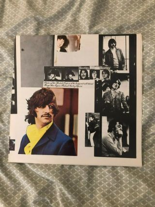 The Beatles " White Album " Poster Insert Lyrics 1968 John Lennon Paul Mccartney