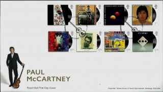 Gb Fdc 2021 Paul Mccartney Stamps Fdc Special Price Campbeltown Postmark