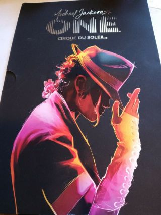 Michael Jackson One Program Book Vegas Show By Cirque Du Soleil Souvenir