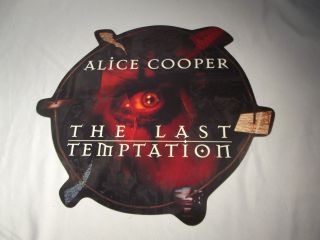 Alice Cooper Last Temptation 2 Sided Flat Diecut 10 " Promo Flat Aka 12x12 Rare